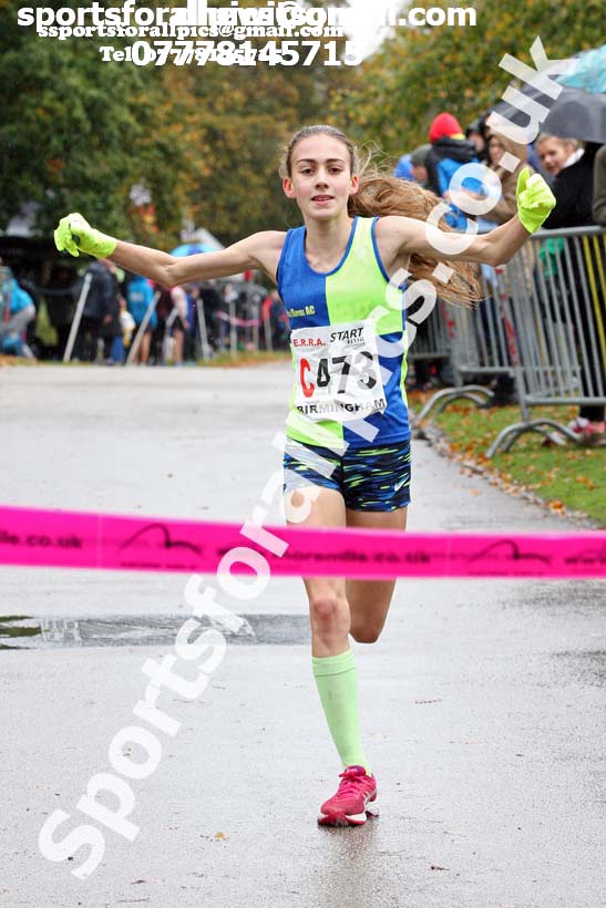 Girls under-15s 3 Stage Relay, 2018 ERRA 6 and 4 Stage and Youngsters Relays. Photo:  David T. Hewitson/Sports for All Pics